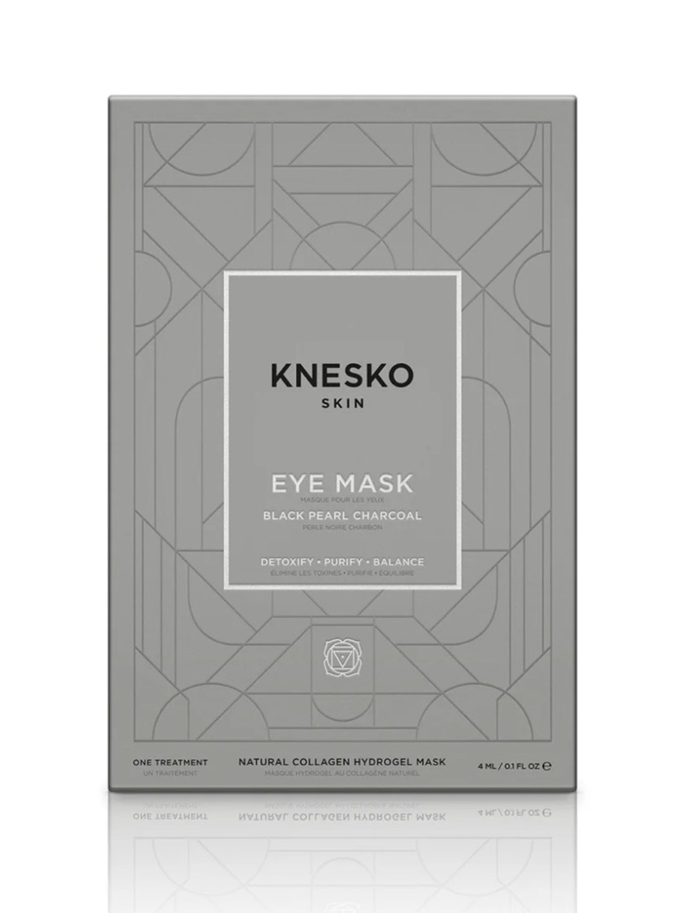 KNESKO Skin Black Pearl Charcoal Eye Mask - Gray